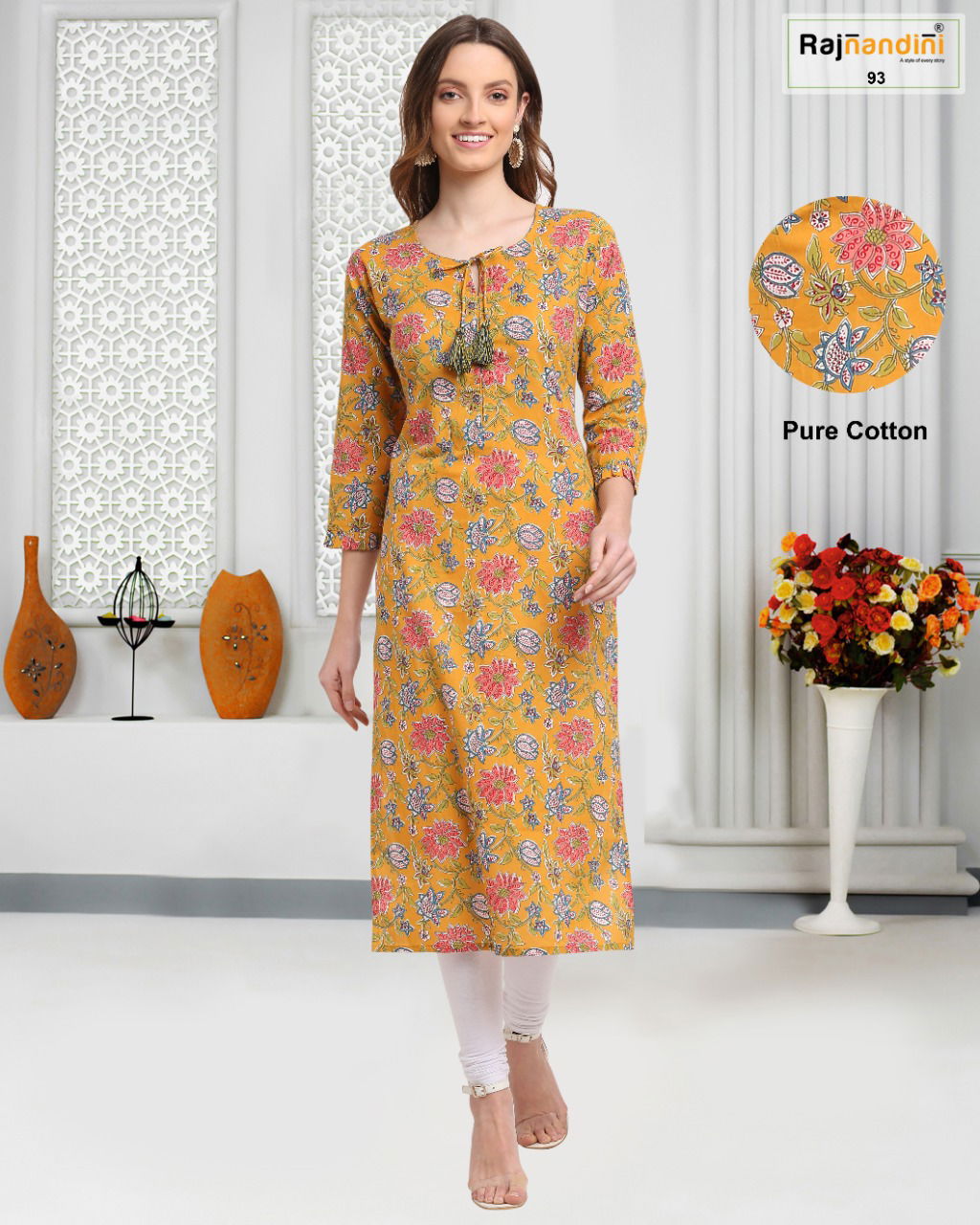 Rajnandini 30 Regular Casual Wear Jaipuri Cotton Printed Kurti Collection